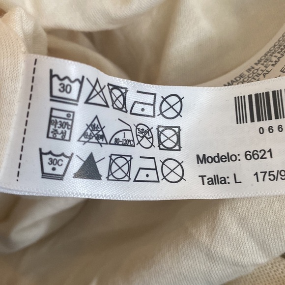 Massimo Dutti NWT cotton dress with ring cream - Picture 8 of 8